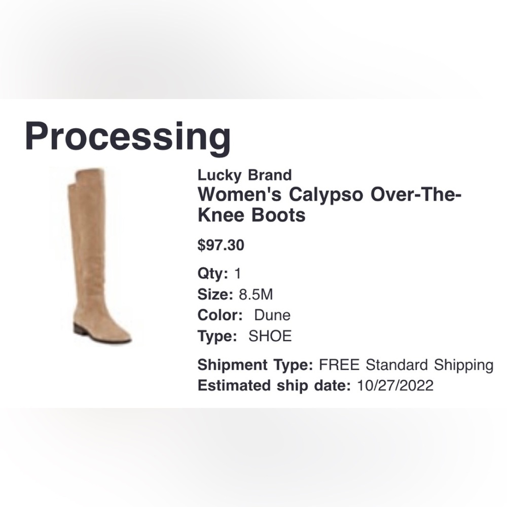 Lucky Brand Women’s Calypso Over the Knee Boots